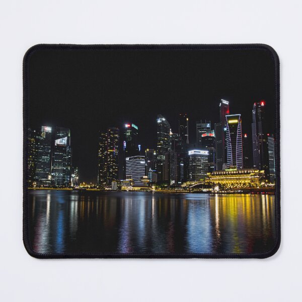 Item preview, Singapore Skyline by Night designed and sold by tpixx.