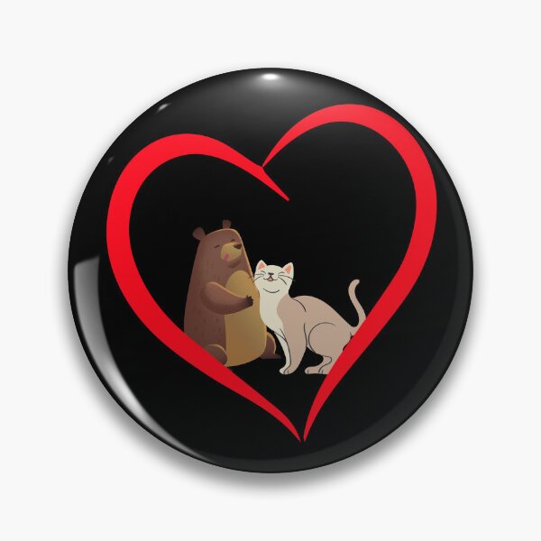 Item preview, cat and teddy designed and sold by JuniperusArt.