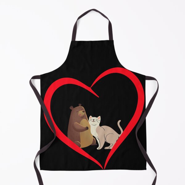 Item preview, cat and teddy designed and sold by JuniperusArt.