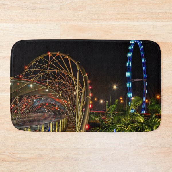 Item preview, Singapore Helix Bridge with Singapore Flyer designed and sold by tpixx.