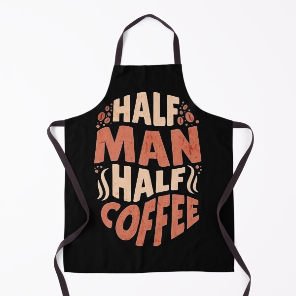 Item preview, Half man half coffee, funny coffee addict designed and sold by Merchattack.