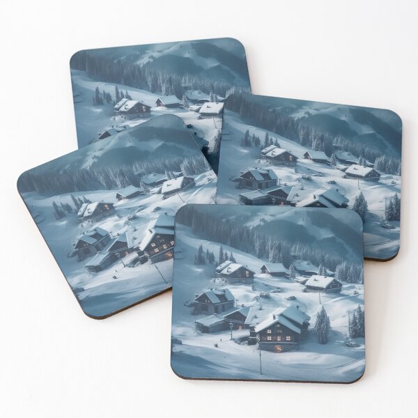 Item preview, Frozen Winter Snow Art Abstract Landscapes Oil Painting Scenes Artwork A944 05 designed and sold by MPCFICTION.
