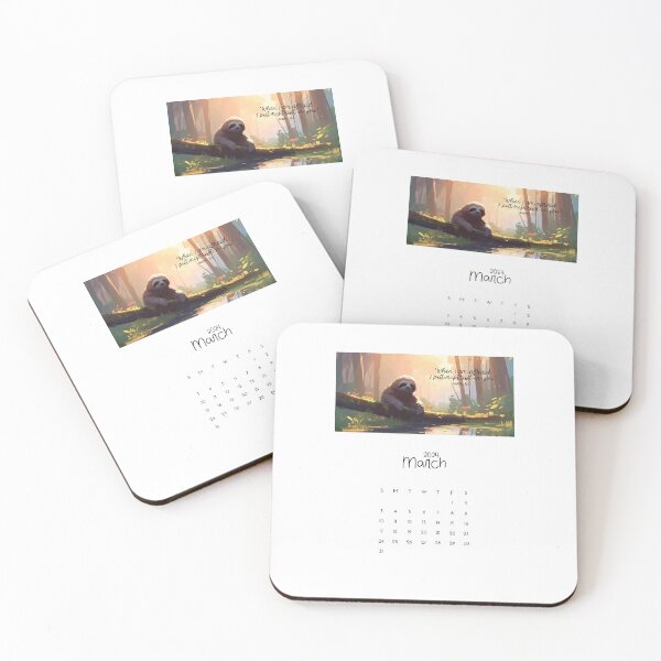 Item preview, JW 2024 Year Text Calendar - March designed and sold by BestLifeHues.