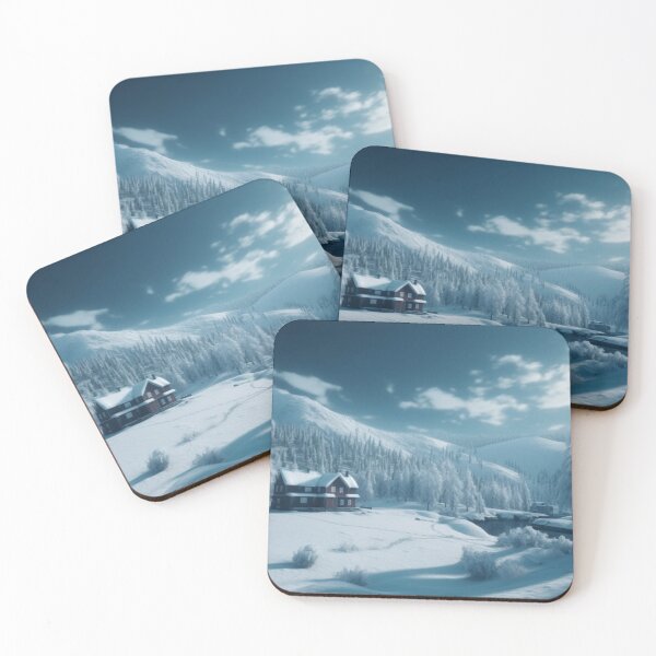 Item preview, Frozen Winter Snow Art Abstract Landscapes Oil Painting Scenes Artwork A944 06 designed and sold by MPCFICTION.