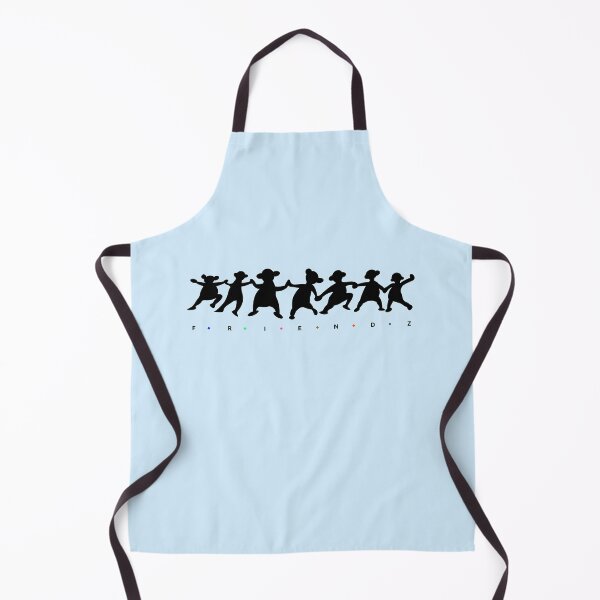 Item preview, Friends together having fun by having hand in hand design in black outline silhouette designed and sold by Wiggly Lines.