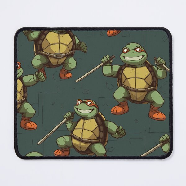 Item preview, Ninja turtle cartoon pattern design degital illustration designed and sold by PetPalsEmporium.