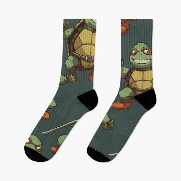 Item preview, Ninja turtle cartoon pattern design degital illustration  designed and sold by PetPalsEmporium.
