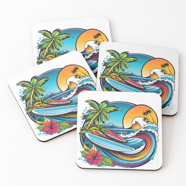 Item preview, Dynamic Duo Surfers Paradise Print designed and sold by RevGens.
