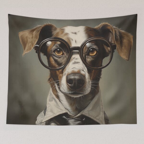 Item preview, Dog Wearing Spectacles designed and sold by whitecat23.