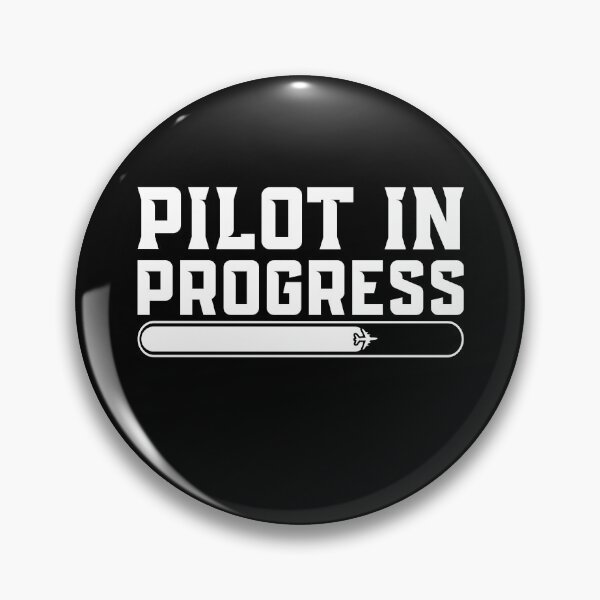Item preview, Pilot In Progress Funny Future Pilot Aviation Airplane designed and sold by Norstyle.