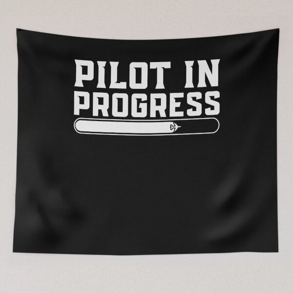 Item preview, Pilot In Progress Funny Future Pilot Aviation Airplane designed and sold by Norstyle.