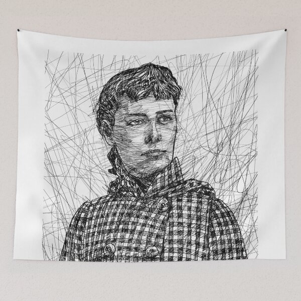 Item preview, NELLIE BLY ink portrait designed and sold by lautir.