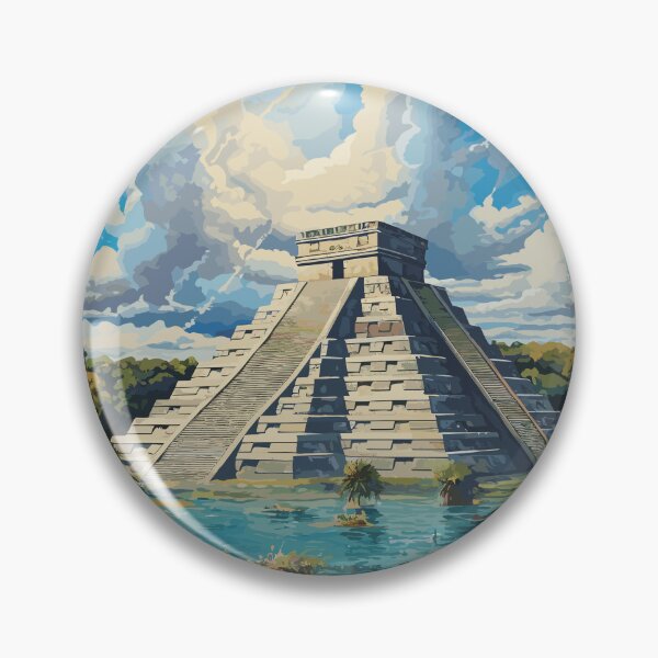 Artikelvorschau, Maya-Azteken-Boho-Stammesethnische Pyramide entworfen und verkauft von Vector Scout Lab.