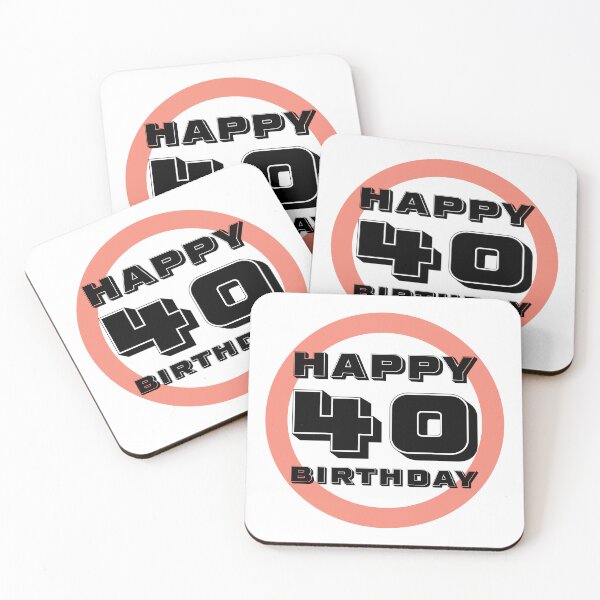 Item preview, Happy 40th Birthday designed and sold by Azrou shop.
