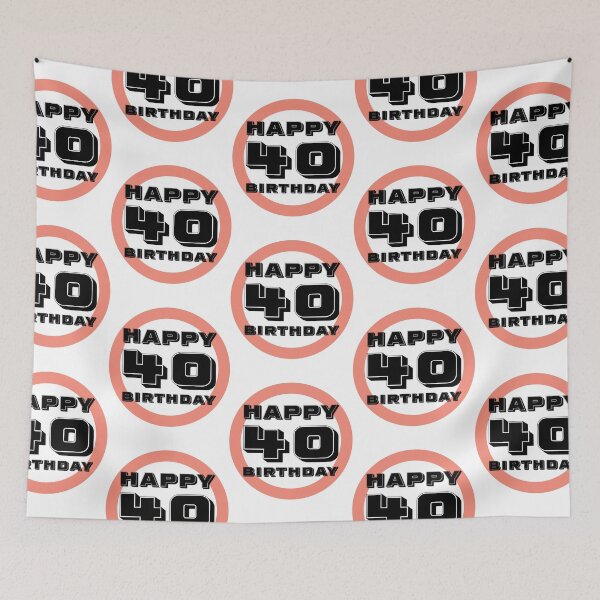 Item preview, Happy 40th Birthday designed and sold by Azrou shop.