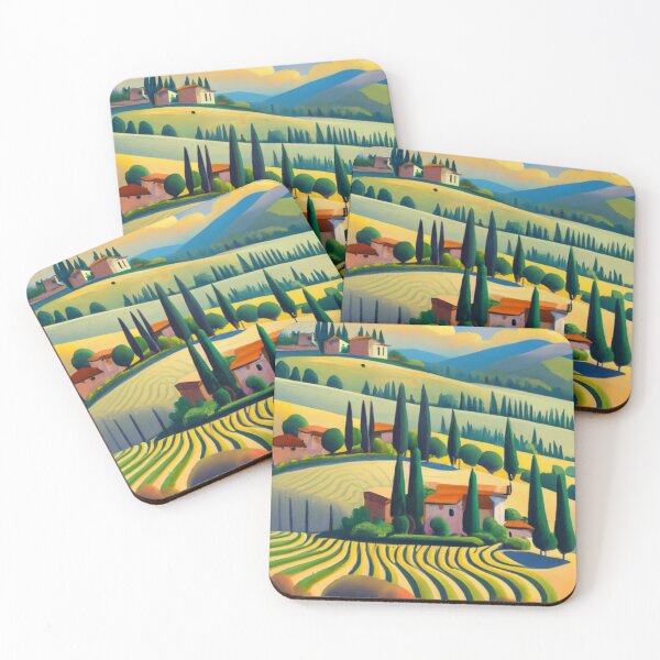 Item preview, Tuscan Hills in Spring designed and sold by ArtsDestination.