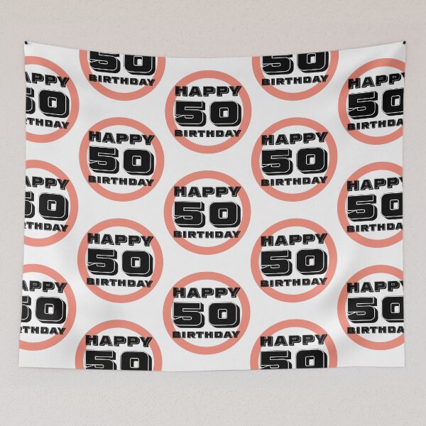 Item preview, Happy 50th Birthday designed and sold by Azrou shop.