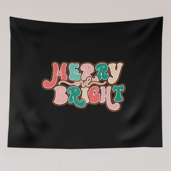 Item preview,  Merry and Bright Retro Vintage Christmas Colors  designed and sold by Smix Pixels.