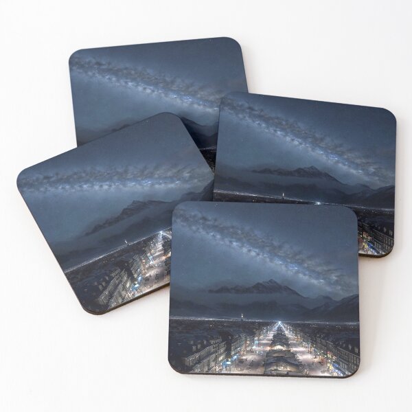 Item preview,  Winter city street at nigh designed and sold by M-Y-A-R-T-.