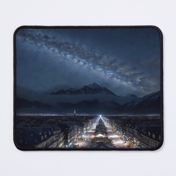 Item preview, Winter city street at nigh designed and sold by M-Y-A-R-T-.