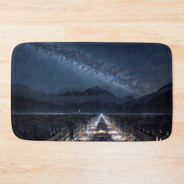 Item preview,  Winter city street at nigh designed and sold by M-Y-A-R-T-.