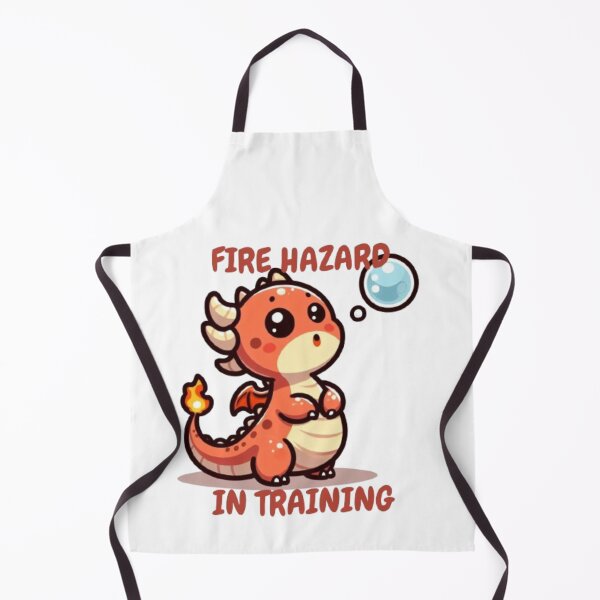 Aperçu de l'œuvre Risque d'incendie à l'entraînement : dragon mignon créée et vendue par MagickDragon.
