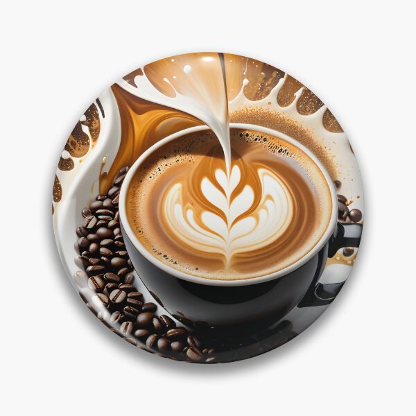 Artikelvorschau, explosiver Kaffee in einer Tasse entworfen und verkauft von Metaverse8.