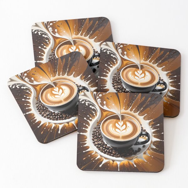 Artikelvorschau, explosiver Kaffee in einer Tasse entworfen und verkauft von Metaverse8.