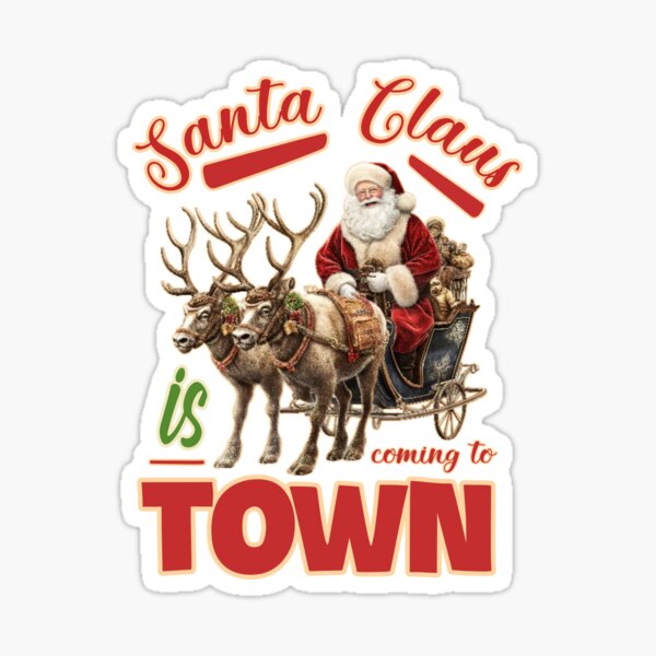 ✨Cool✨ Santa Claus is coming to town! FREE santa stickers will