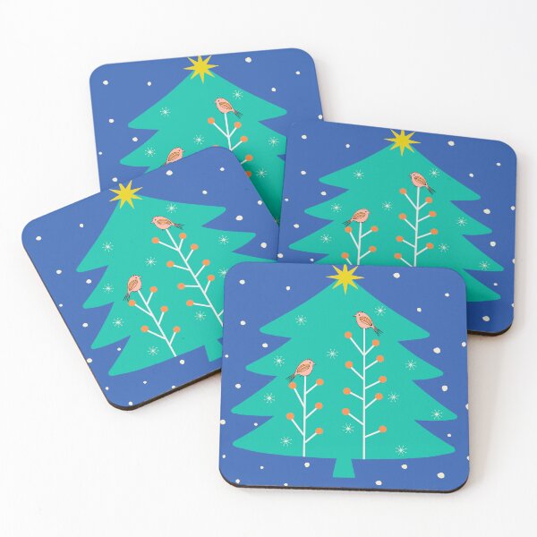 Item preview, Christmas tree with star and birds designed and sold by XiangSlowLife.