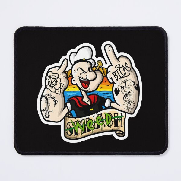 Item preview, popeye weed designed and sold by Ratatatts.