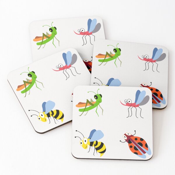 Aperçu de l'œuvre de beaux insectes kawaii pour décorer votre vie créée et vendue par huape.