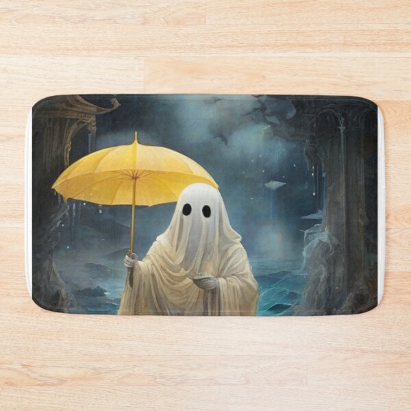 Item preview, Ghost Holding a Yellow Umbrella Reading Book designed and sold by Chonguissa Fashion.