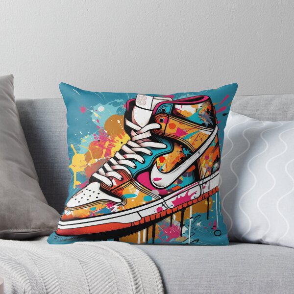 Aperçu de l'œuvre Sneakers d'Art Fusion : Explosions de Graffiti créée et vendue par ObjCrea123.