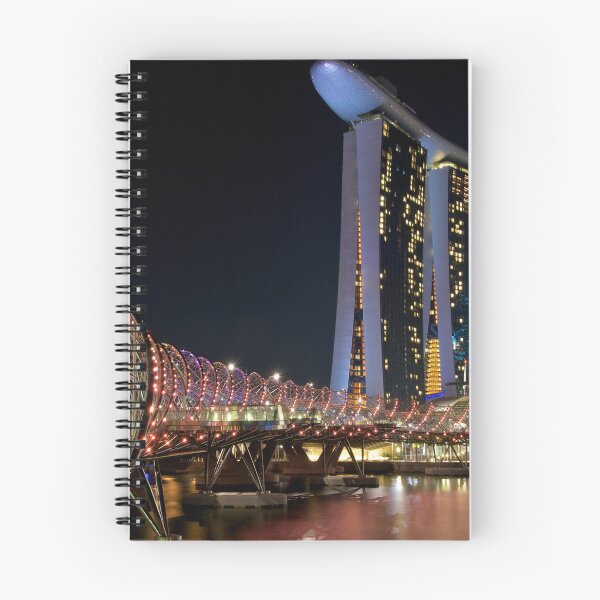 Item preview, Singapore Helix Bridge and Marina Bay Sands Hotel designed and sold by tpixx.