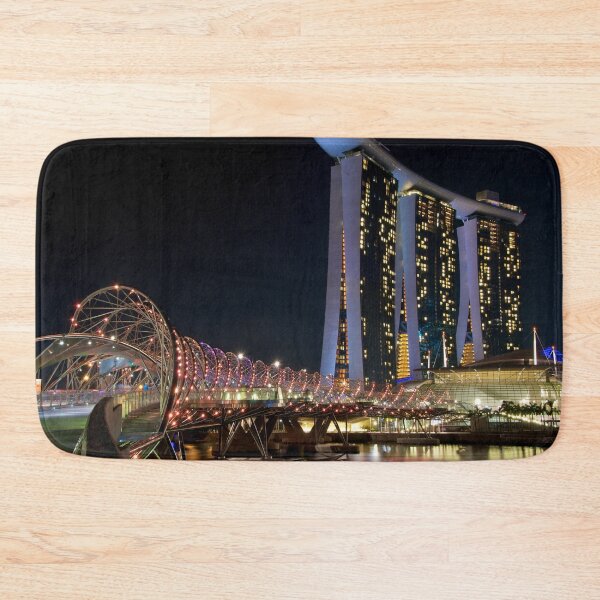 Item preview, Singapore Helix Bridge and Marina Bay Sands Hotel designed and sold by tpixx.