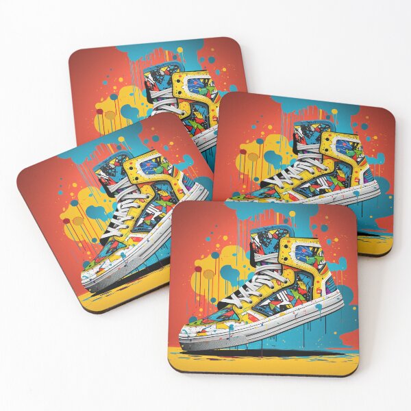 Item preview, The Sneaker Revolution: Colorful Pulsations designed and sold by ObjCrea123.