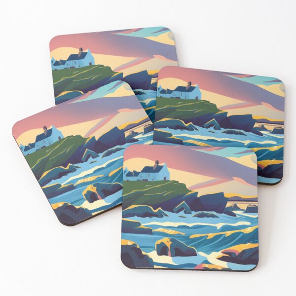 Item preview, Hebridean Islands at dusk designed and sold by ArtsDestination.