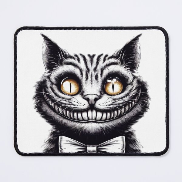 Item preview, Creepy cat black and white designed and sold by Booksshack.