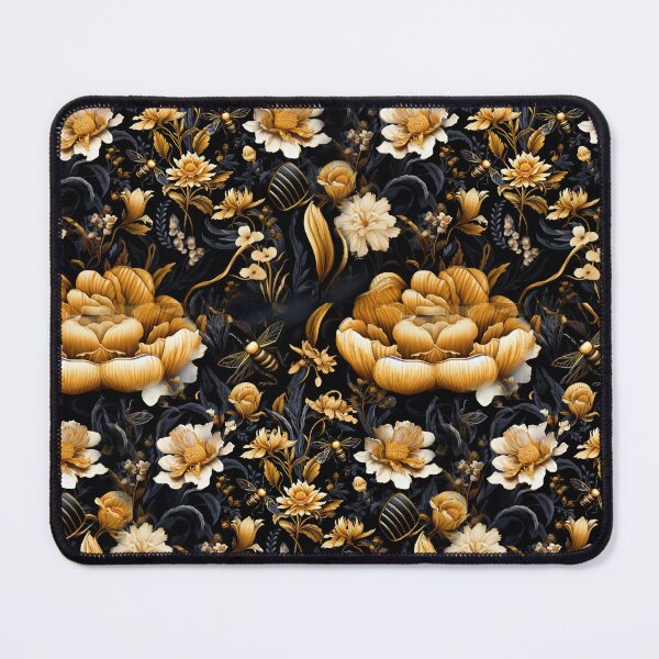 Item preview, Floral bees designed and sold by CrazyCrowFlight.