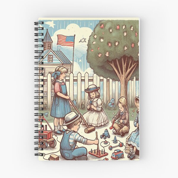 Item preview, Children Playing in a 1960s Park designed and sold by autrouvetout.