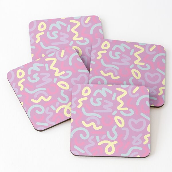 Item preview, Pastel pattern with various scattered geometric trendy line shapes. Abstract light soft colorful Background Design.  designed and sold by NataliaVVV.
