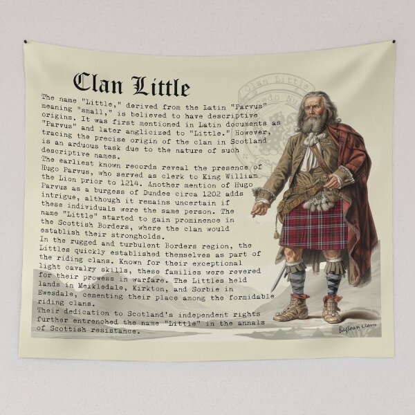 Item preview, Clan Little Scottish History  designed and sold by BagTown Clans.