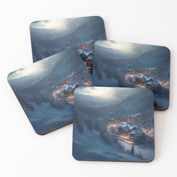 Item preview, Frozen Winter Snow Art Abstract Landscapes Oil Painting Scenes Artwork A944 08 designed and sold by MPCFICTION.