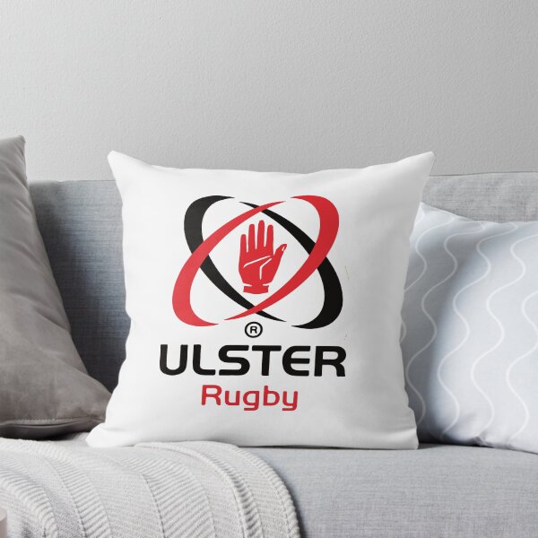 RUGBY ULSTER -IRFU IRELAND TEAMS Throw Pillow
