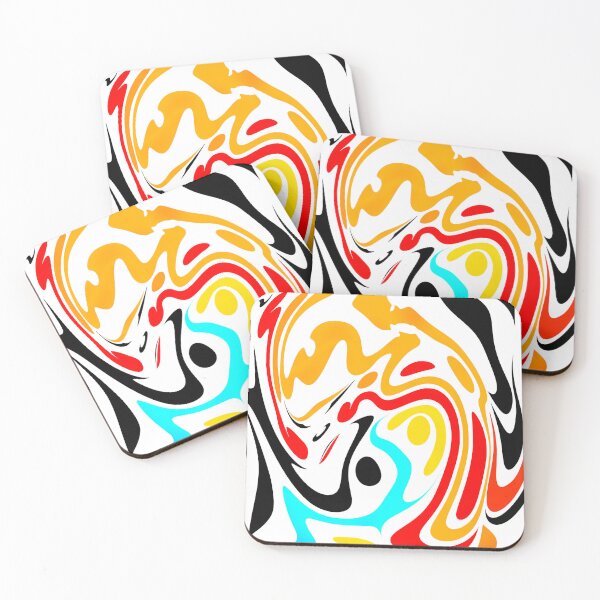 Item preview, modern colorful abstract art  designed and sold by birasart.