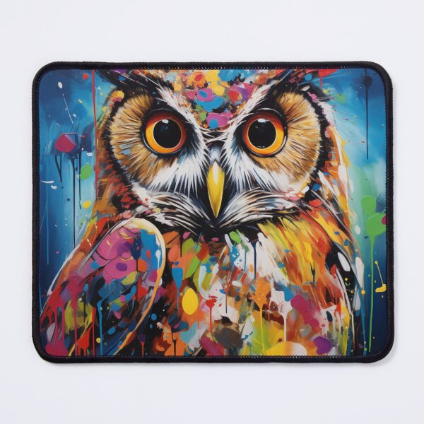 Item preview, Paint Splash Owl designed and sold by whitecat23.