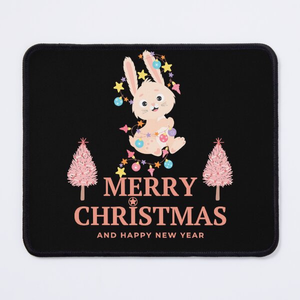 Item preview, Bunny merry Christmas and happy new year rabbit lovers  designed and sold by ARFC007 ⭐⭐⭐⭐⭐.