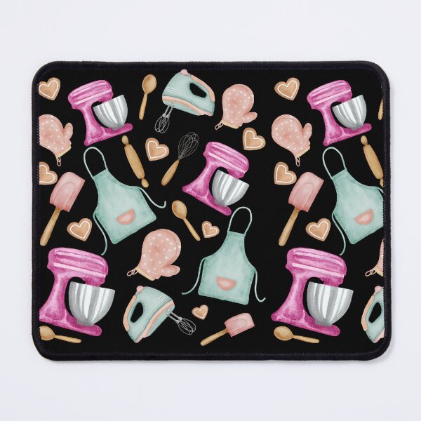 Item preview, Baking Love Baking tools pattern hand mixer,cake mixer,apron,rolling pin ,cooking gloves,and cookies designed and sold by Hawa Shama.