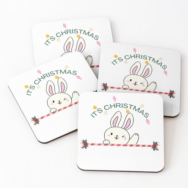 Item preview, It's Christmas time merry bunny Christmas for rabbit lovers  designed and sold by ARFC007 ⭐⭐⭐⭐⭐.